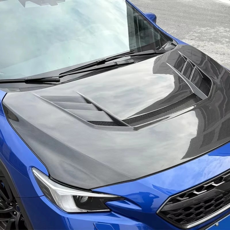 Carbon Fiber Front Hood Bonnet for Wrx 2023-2024 Sti S4 Vb VRSA1 Style Carbon Fiber Ht Vented Cooling Front Hood Bonnet